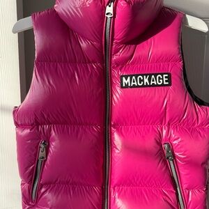 Mackage Pink Kids Puffer Jacket